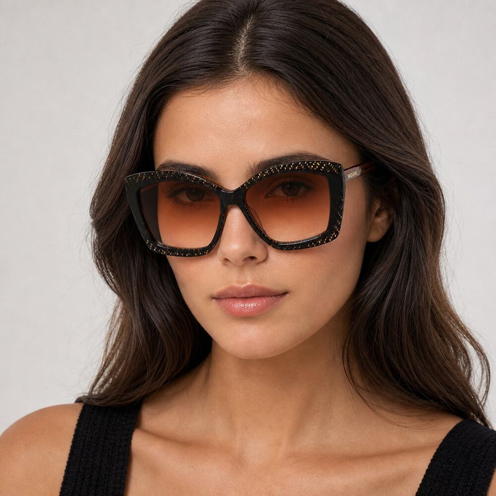 NEW Missoni MIS 0187/G/S 0VH8HA Tortoise/Pattern Black Sunglasses authentic